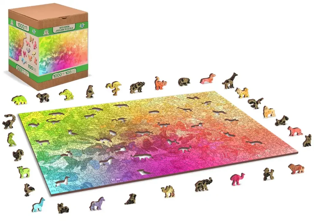 Wooden Puzzle 1000 Butterfly Dreams Opis 3