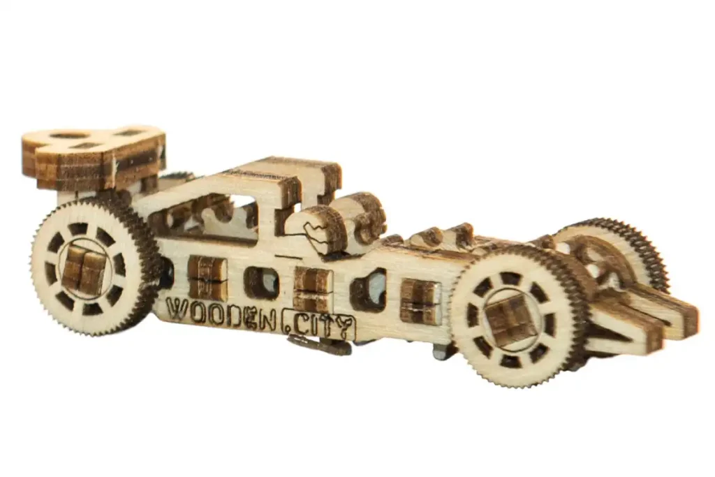 Wooden Puzzle 3D Car Widgets Race Cars Opis 2