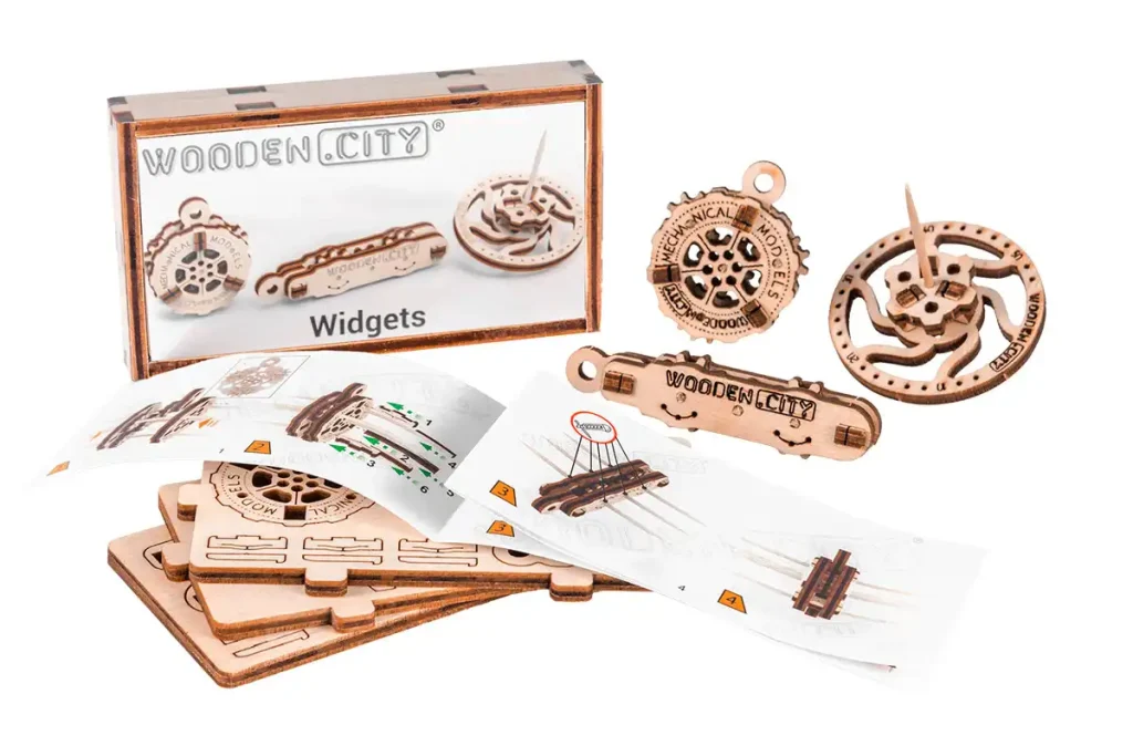 Wooden 3D Puzzle Widgets Opis 7