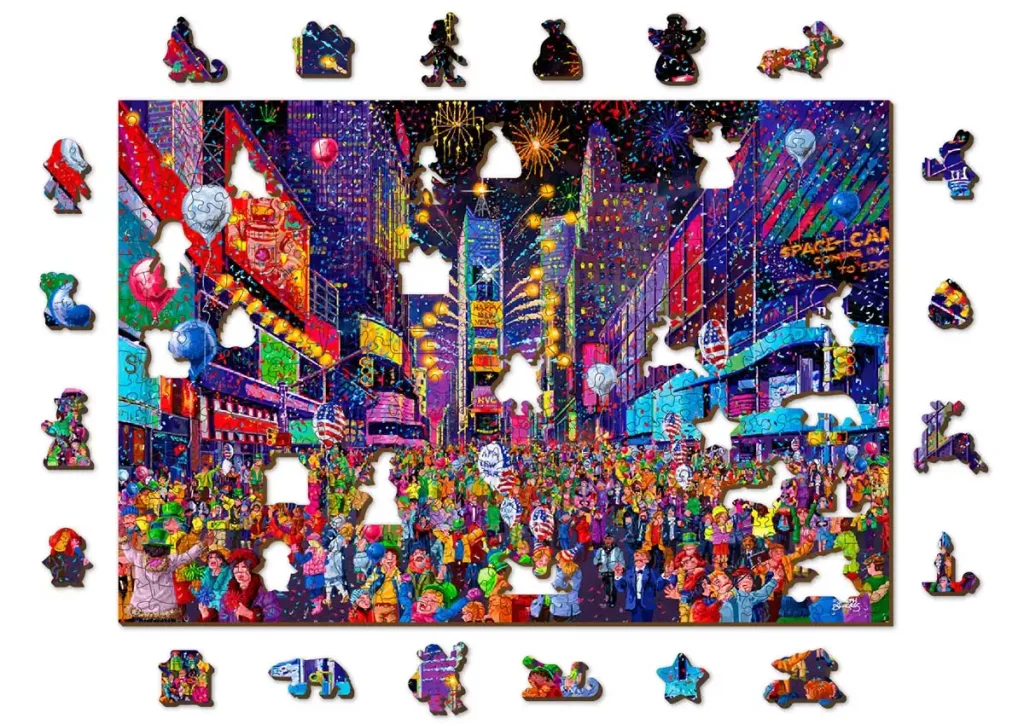 Wooden Puzzle 500 New Year'S Eve Opis 9