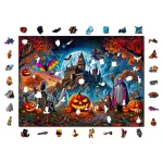 Wooden Puzzle 1000 Halloween Castle 12