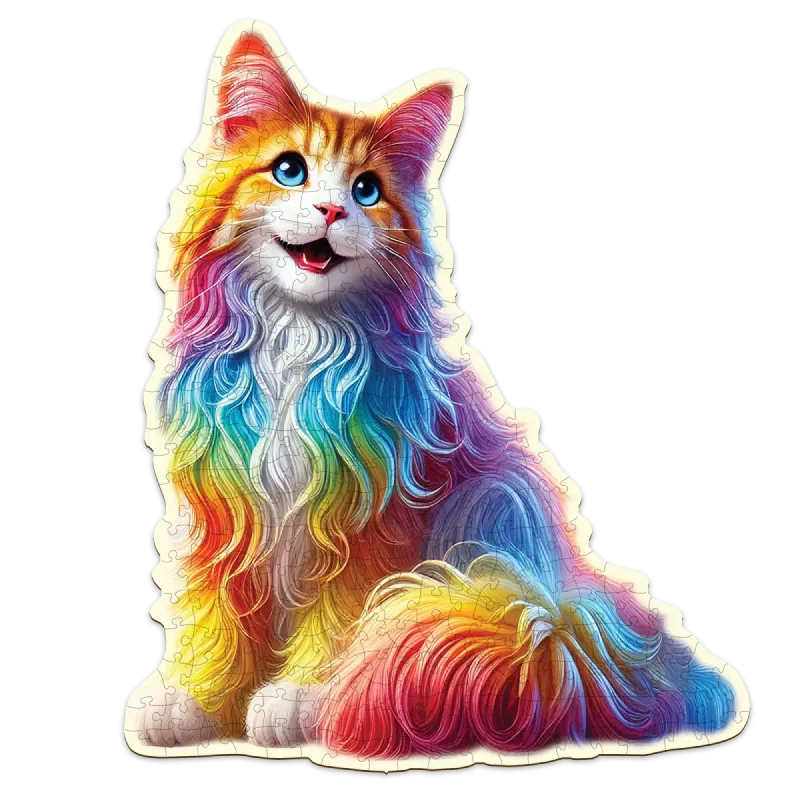 Colorful Cat Fantasy 250 Wooden Puzzle 2