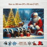 Santa & Badgers 150 Wooden Puzzle 5