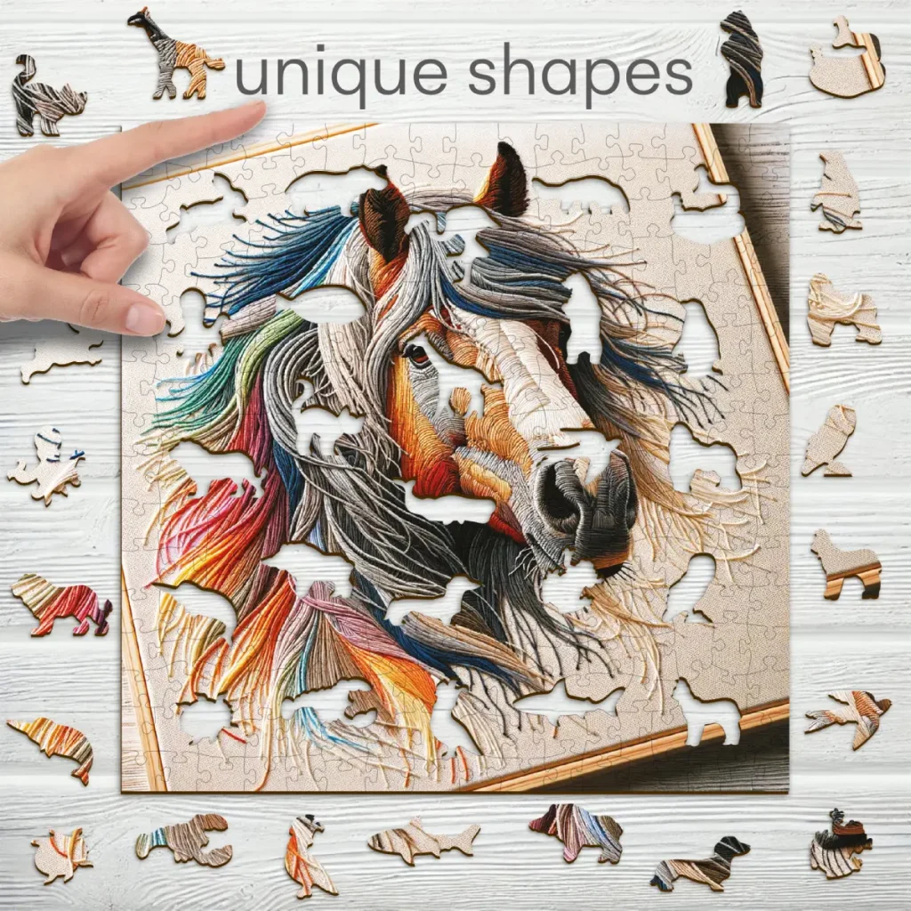 Soft Horse 250 Wooden Puzzle 2