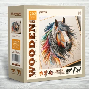 Soft Horse 250 Wooden Puzzle 3