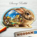 Sunny Rabbit 150 Animal Shaped Wooden Puzzle 1