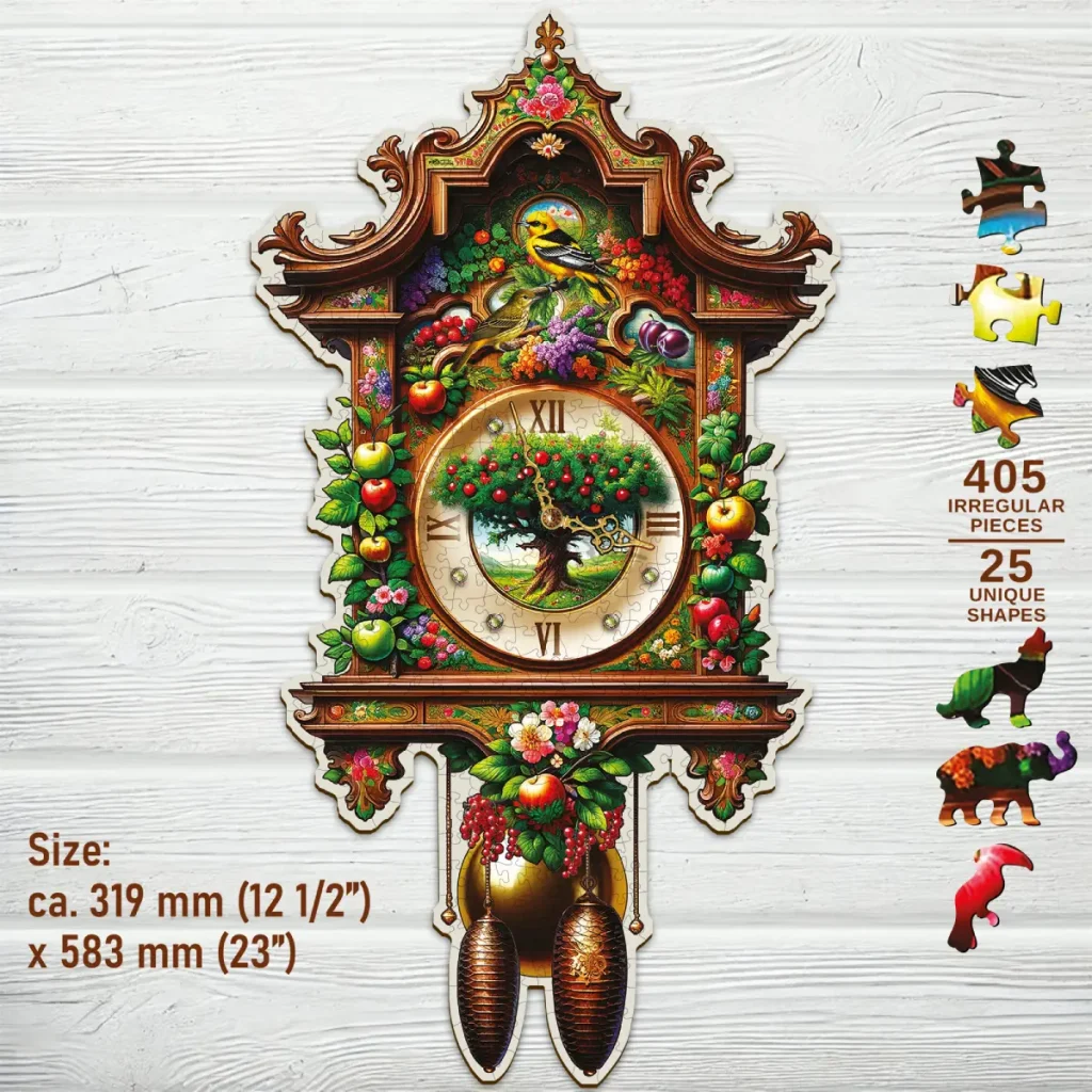 Garden Cuckoo Clock 400 Wooden Puzzle 4