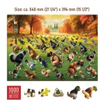 Puppies Poopies 1000 Wooden Puzzle 4
