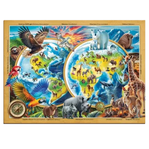 Wildlife Of The Planet 1000 Wooden Puzzle 9