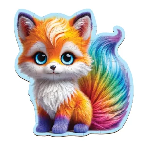 Cute Fox 50 Wooden Puzzle 1