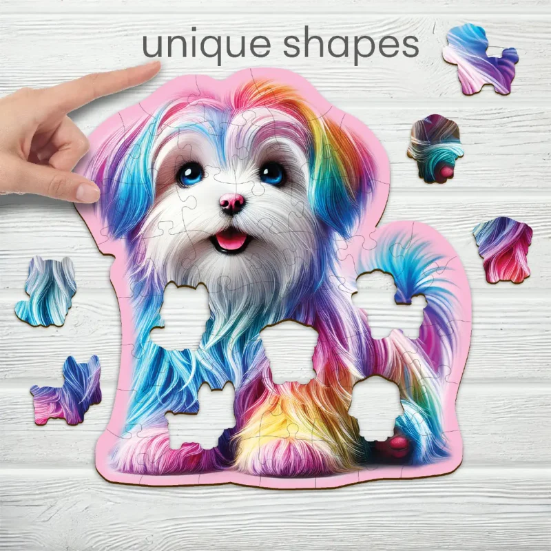 Happy Puppy 50 Wooden Puzzle 4