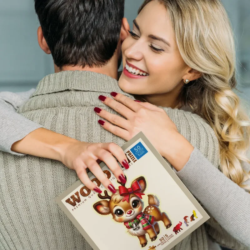 Winter Forest Friend 50 Wooden Puzzle 2