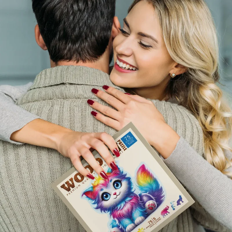 Fantasy Kitty 75 Wooden Puzzle 2