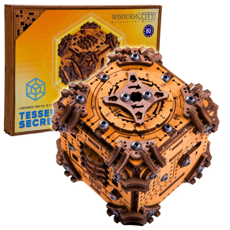 3D Wooden Escape Puzzle Box Tesseract's Secret 8