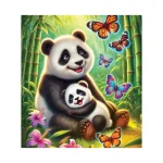 Wooden Puzzle 20 Panda Butterfly Journey 2