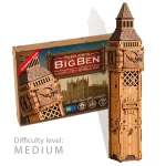 3D Wooden Escape Puzzle Box Big Ben 3