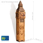 3D Wooden Escape Puzzle Box Big Ben 6