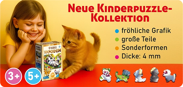 Kleines Holzpuzzle Für Kinder — Neue Kollektion