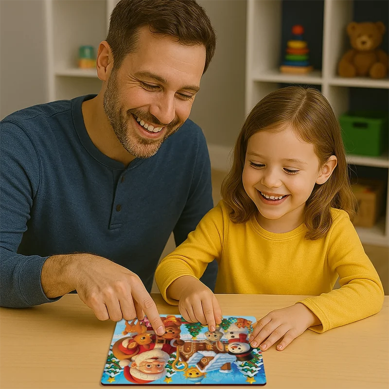 Wooden Puzzle 40 Santa Claus 6