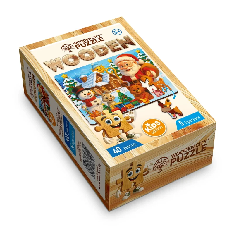 Wooden Puzzle 40 Santa Claus 7
