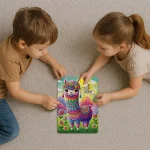 Wooden Puzzle 40 Rainbow Llama Fiesta 3