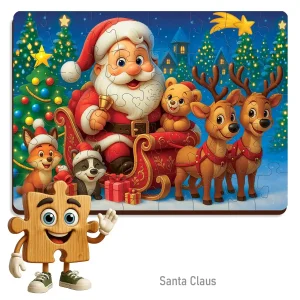 Wooden Puzzle 40 Santa Claus 1