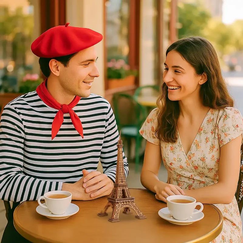 3D Wooden Puzzle Building - Eiffel Tower 7