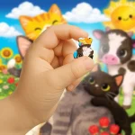 Wooden Puzzle 20 Cat Family in the Meadow 4