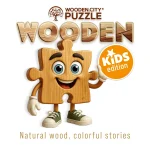 Wooden Puzzle 20 little lion and bunnies 8