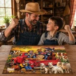 wooden-puzzle-1000-Cat-Band-on-the-Farm-2 Wooden Puzzle 1000 Cat Band on the Farm 2
