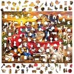 wooden-puzzle-1000-Cat-Band-on-the-Farm-8 Wooden Puzzle 1000 Cat Band on the Farm 8