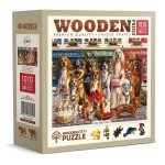 Wooden Puzzle 1000 Dogs About Town 9