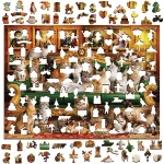 Wooden Puzzle 1000 Royal Cats 3