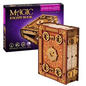 3D Wooden Escape Puzzle Box Magic Escape Book 2